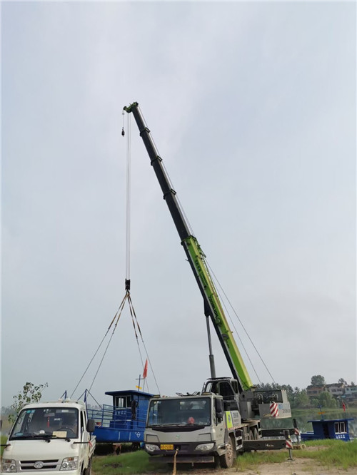 涞水县桥梁建设吊装案例